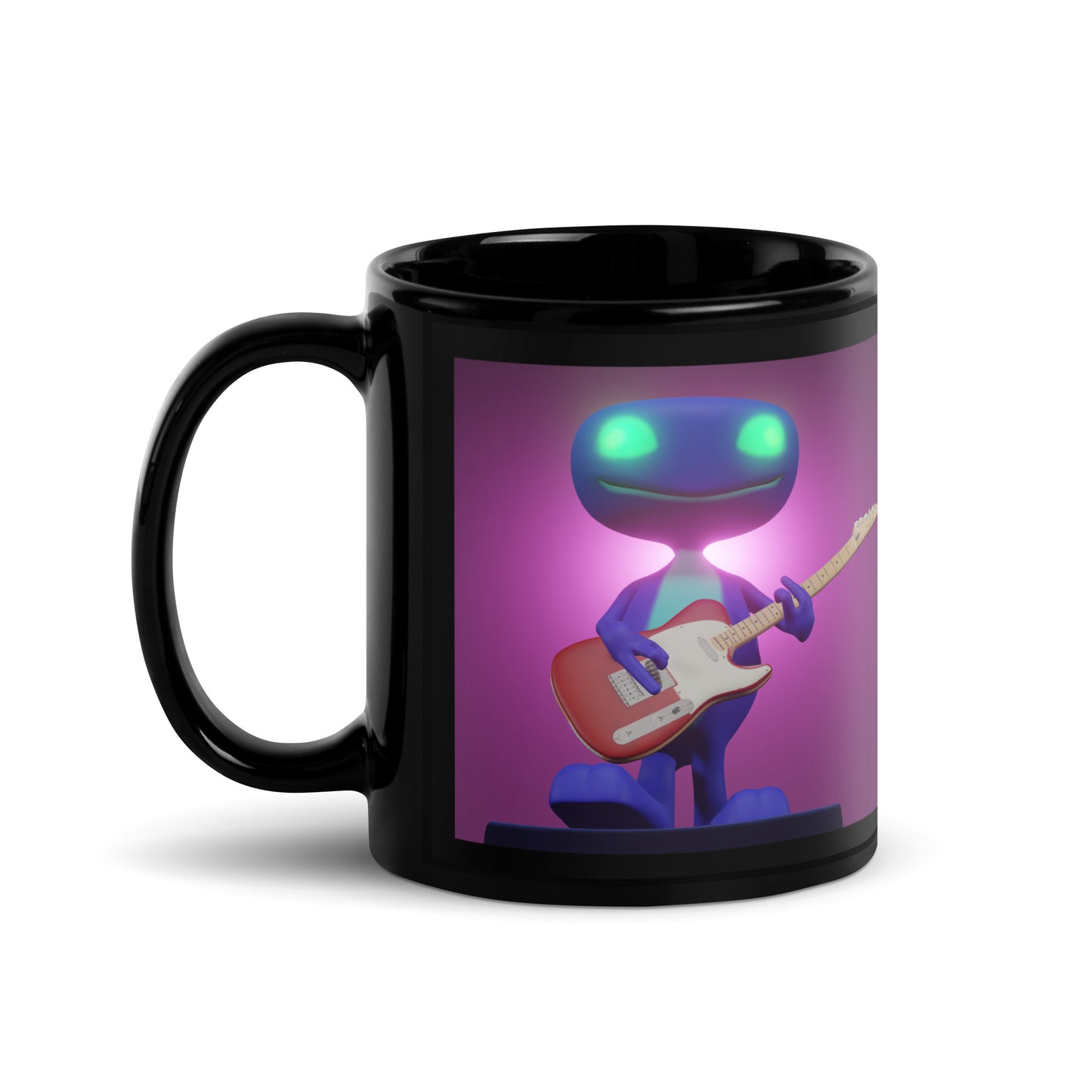 Thid Rocking Out Black Glossy Mug